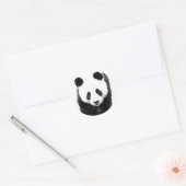 Panda Ronde Sticker (Envelop)