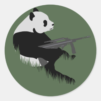PANDA RONDE STICKER