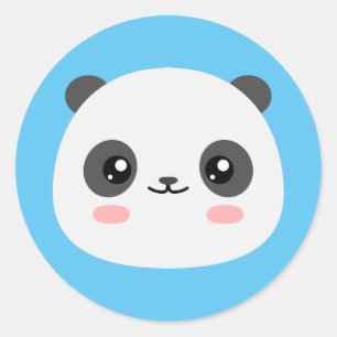 Panda Ronde Sticker