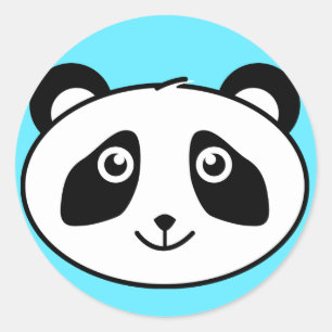 Panda Ronde Sticker