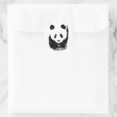 Panda Ronde Sticker (Tas)
