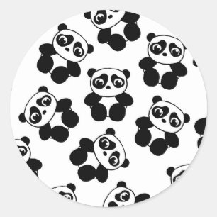 Panda Ronde Sticker