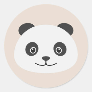 Panda Ronde Sticker