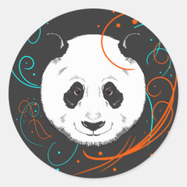 Panda Ronde Sticker