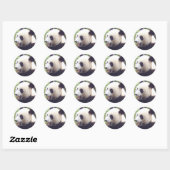 Panda Ronde Sticker (Vel)