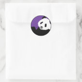panda. ronde sticker (Tas)