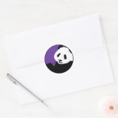 panda. ronde sticker (Envelop)