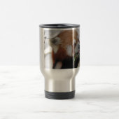 panda rood dier print cute reisbeker (Center)