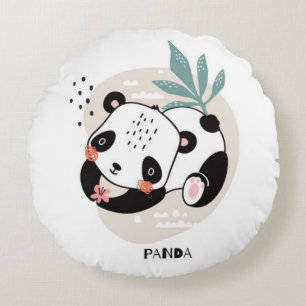 Panda Round Pillow Rond Kussen