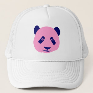 Panda - Roze en donkerblauw Trucker Pet