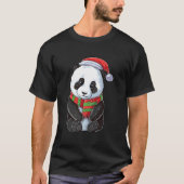 Panda Santa Bear T-shirt (Voorkant)