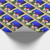 Panda Santa Cadeaupapier (Hoek)