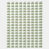 Panda Schattig Ontwerp Fleece Deken (Voorkant)