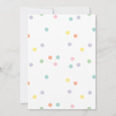 Panda schattige, felle multicolor verjaardag (Achterkant)