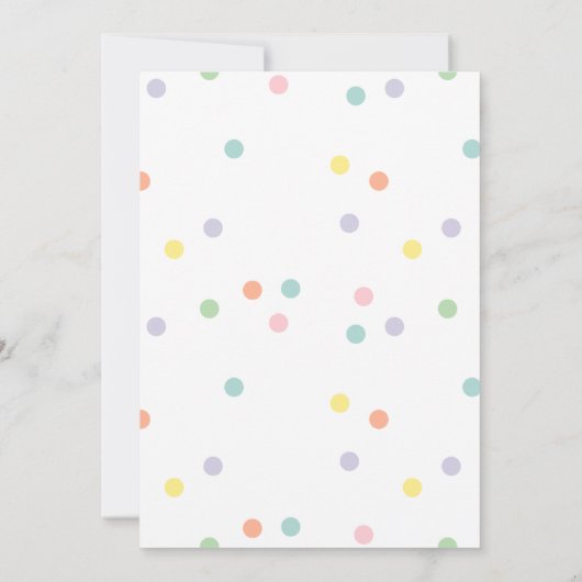 Panda schattige, felle multicolor verjaardag (Achterkant)