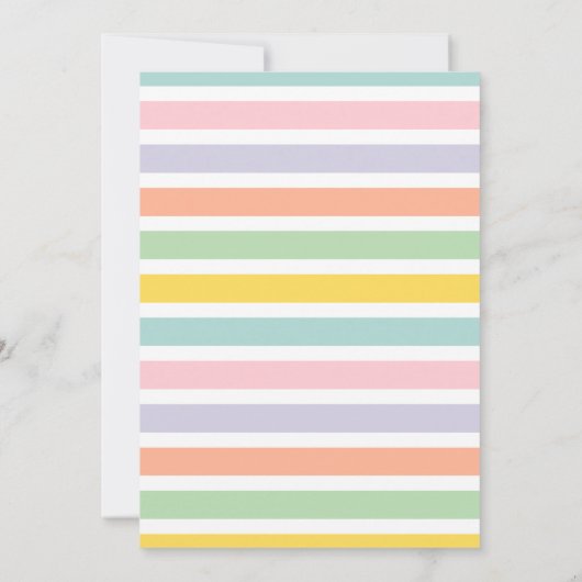 Panda schattige, felle multicolor verjaardag (Achterkant)