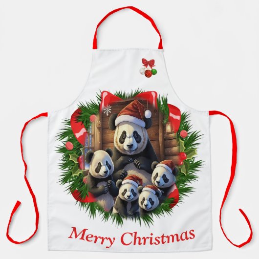 Panda schort (Voorkant)
