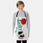 Panda schort (Gedragen)