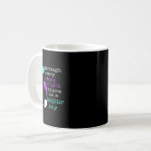Panda Semicolon Gift Suicide Prevention Awareness Koffiemok (Voorkant links)