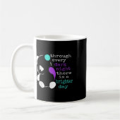 Panda Semicolon Gift Suicide Prevention Awareness Koffiemok (Links)