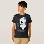 Panda Semicolon Vlinder Zelfmoordpreventie Aware T-shirt (Voorkant volledig)