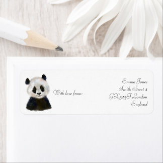 Panda sender sticker