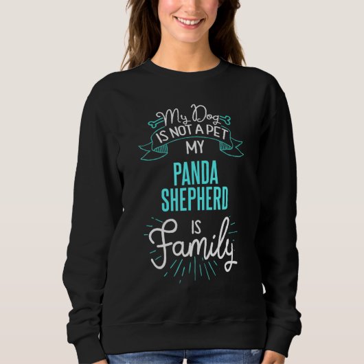 Panda Shepherd Family Dog N Trui (Voorkant)