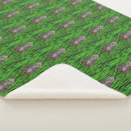 Panda - Sherpa Blanket Sherpa Deken (3/4)