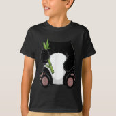 Panda Shirt Adult Kids Men Women Panda Bear Costum (Voorkant)