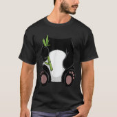Panda Shirt Adult Kids Men Women Panda Bear Costum (Voorkant)