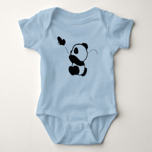 Panda-shirt, Panda-liefhebber T-shirt, Grappige Pa Romper