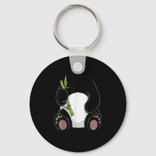 Panda-shirt voor volwassenen en kinderen, mannen e sleutelhanger