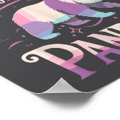 Panda Shirt Women Men Cute Funny  Poster (Hoek)