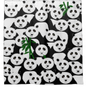 Panda Shower Curtain Douchegordijn (Voorkant)