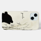 Panda Silhouette Case-Mate iPhone Case (Achterkant (horizontaal))