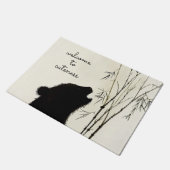 Panda Silhouette Deurmat (Schuin)