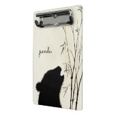 Panda Silhouette Mini Klembord (Angled2)