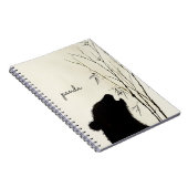 Panda Silhouette Notitieboek (Rechterzijde)