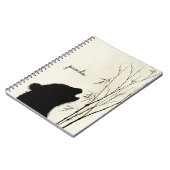 Panda Silhouette Notitieboek (Linkerzijde)
