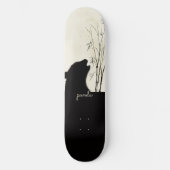 Panda Silhouette Persoonlijk Skateboard (Voorkant)