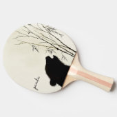 Panda Silhouette Tafeltennisbatje (Zijkant)