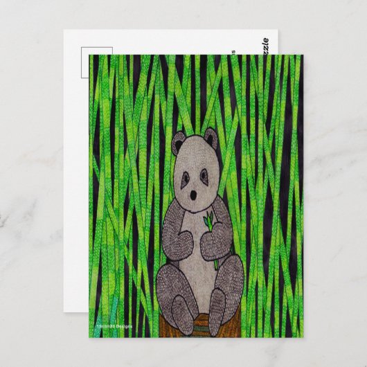 Panda (single) - Briefkaart (Voorkant / Achterkant)