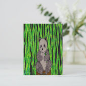 Panda (single) - Postkaart (Staand voorkant)