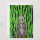 Panda (single) - Wenskaart Feestdagenkaart (Voorkant)