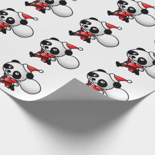 Panda Sinterklaas Cadeaupapier