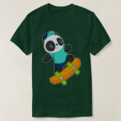 Panda Skateboard 2 T-shirt (Design voorkant)