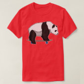 Panda Skateboard T-shirt (Design voorkant)