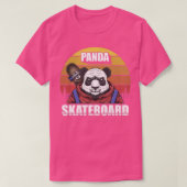Panda Skateboard T-shirt (Design voorkant)