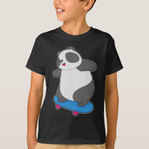 Panda Skateboard T-shirt