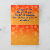 Panda Skateboarder Kerstontwerp Kaart (Binnen)